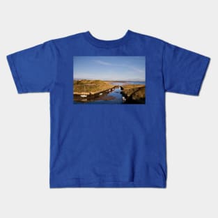 Seaton Sluice Harbour Kids T-Shirt